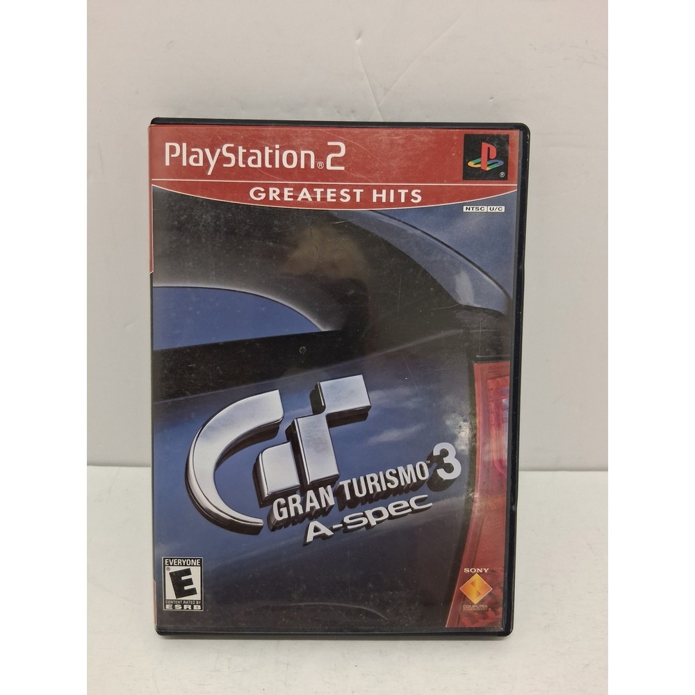 Gran Turismo 3 A-spec PS2 PlayStation 2 Greatest Hits Racing Game SCUS-97102